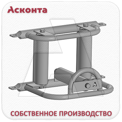 РКУ120 Угловой кабельный ролик для кабеля ⌀ до 120мм, Асконта