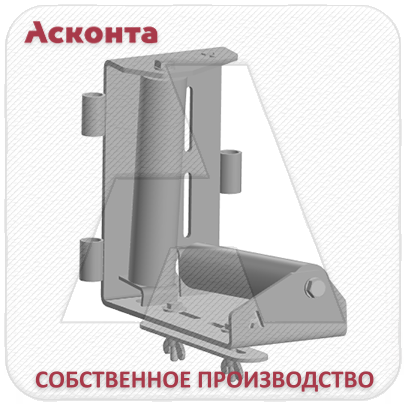 РУЛ2/200 Угловой кабельный ролик для кабельного лотка, ширина 200мм, Асконта