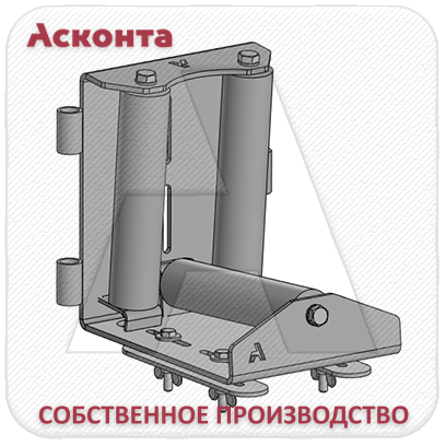 РУЛ3/200 Угловой кабельный ролик для кабельного лотка, ширина 200мм, Асконта