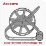 ТБ600 Тележка с барабаном Ø600мм для троса лидера, Асконта