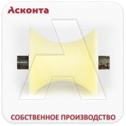 В-80К Капролоновый валик для кабельного ролика на оси, М10, Асконта В-80К Капролоновый валик для кабельного ролика на оси, М10, Асконта