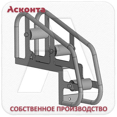 РУН3/80 Угловой направляющий ролик для кабеля Ø до 80мм, Асконта РУН3/80 Угловой направляющий ролик для кабеля Ø до 80мм, Асконта