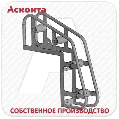 РУН4/80 Угловой направляющий ролик для кабеля Ø до 80мм, Асконта РУН4/80 Угловой направляющий ролик для кабеля Ø до 80мм, Асконта