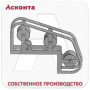 РУН3/80К Угловой направляющий ролик для кабеля Ø до 80мм, капролоновые валики, Асконта РУН3/80К Угловой направляющий ролик для кабеля Ø до 80мм, капролоновые валики, Асконта