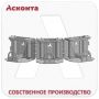 РОКУ150 Угловой кабельный ролик для кабеля Ø до 150мм, на основании, Асконта РОКУ150 Угловой кабельный ролик для кабеля Ø до 150мм, на основании, Асконта