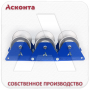 РПС3/120 Ролик кабельный прямой составной для кабеля Ø до 120мм, AL валики, Асконта РПС3/120 Ролик кабельный прямой составной для кабеля Ø до 120мм, AL валики, Асконта